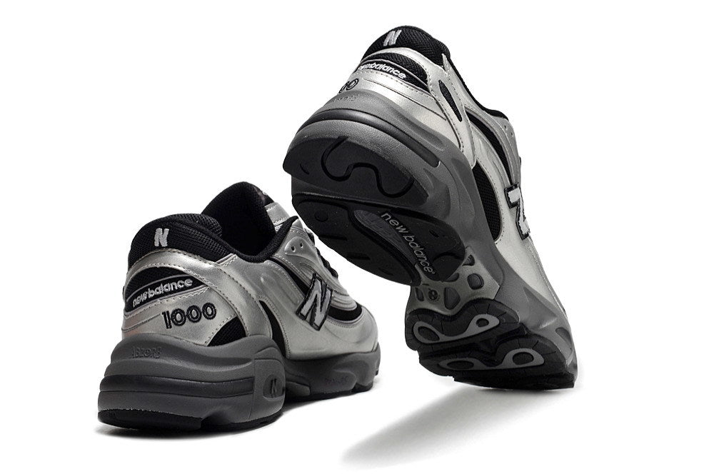 New Balance 1000 Silver & Black Sneakers