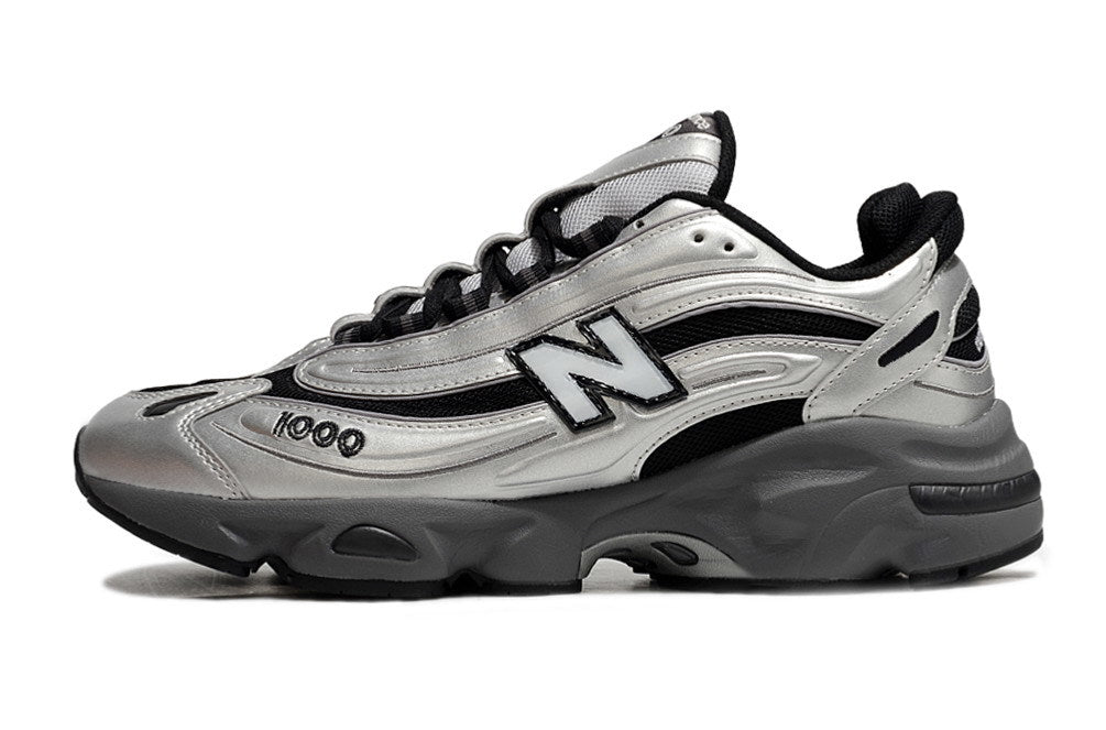 New Balance 1000 Silver & Black Sneakers