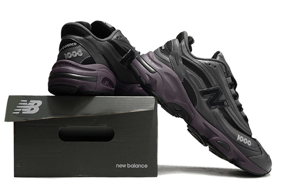 New Balance 1000 Silver & Black Sneakers