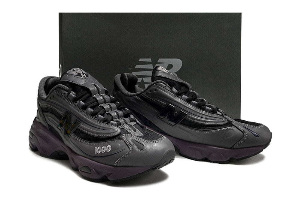 New Balance 1000 Silver & Black Sneakers